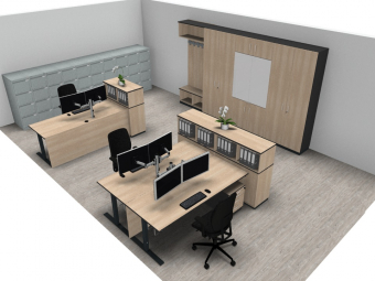 Büro Empfang Ansicht I, 08.07.2020