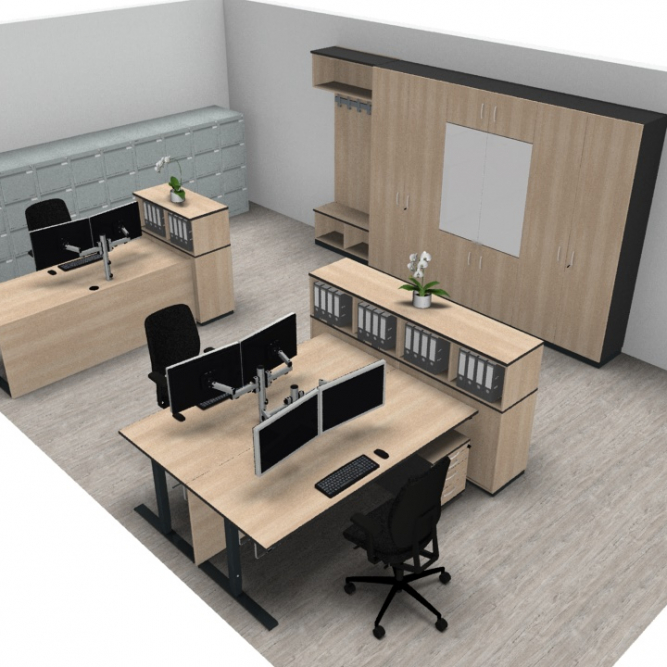 Büro Empfang Ansicht I, 08.07.2020