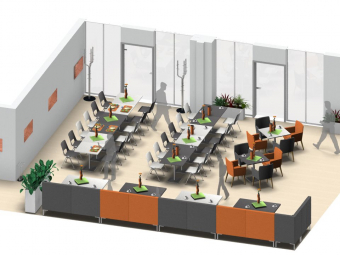 Speiseraum Lenshilfe Eisleben, Ansicht I, 24.11.2016